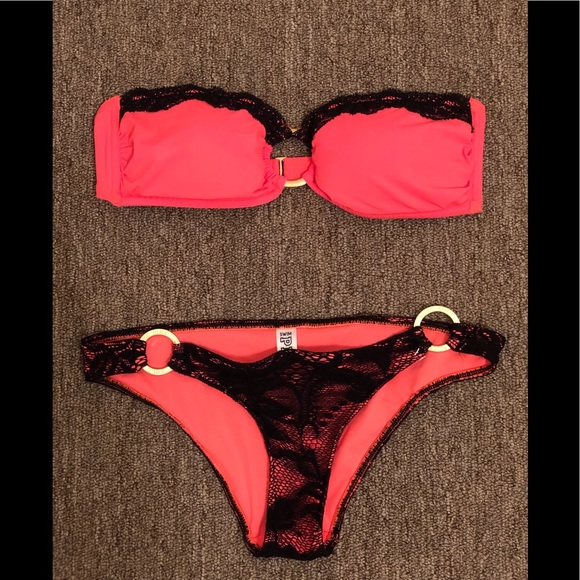 Victoria’s Secret orange top and bottoms bikini - Picture 1 of 8